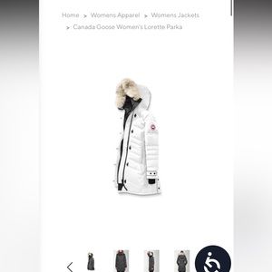 Womens Canada goose Loretta jacket